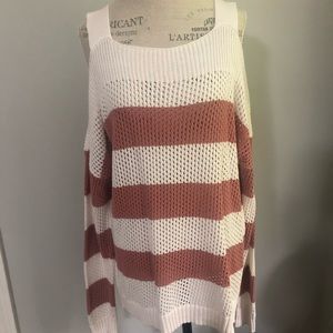 Elan Cold Shoulder Top